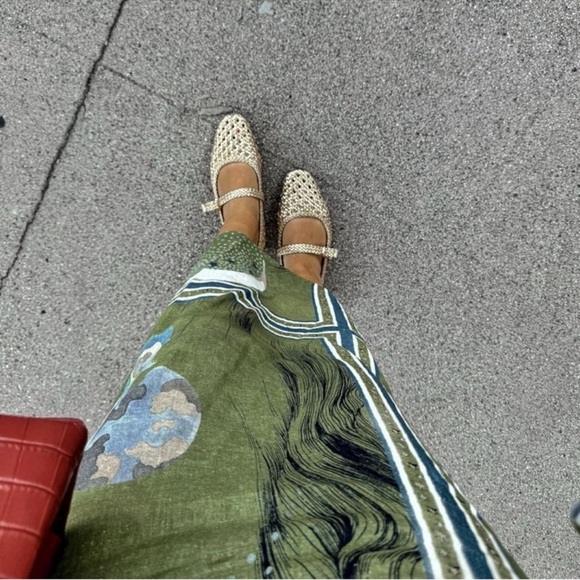 Zara Limited Edition Linen ZW Collection printed asymmetric dress - Picture 14 of 14